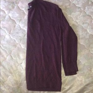 Burgundy H&M v-neck sweater